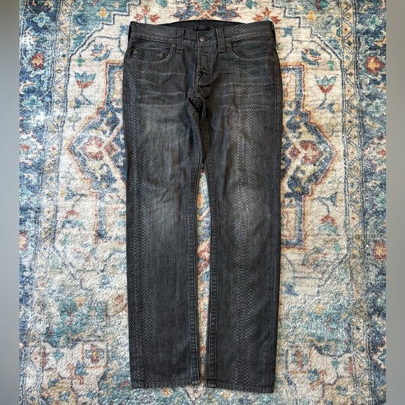 Vintage Y2K True Religion Rocco Snakeskin Pants Size 36 - Picture 2 of 8